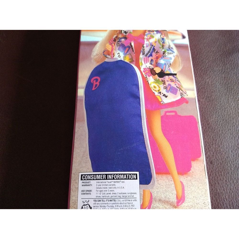 International Travel BARBIE Doll 1995 Special Edition‎ Brand New Sealed Box NRFB - Picture 5 of 14